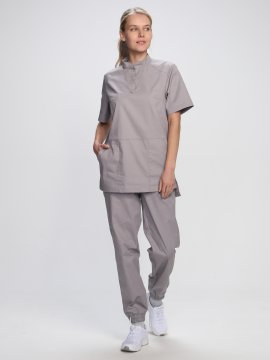 Костюм женский MedLine Ева (тк.Смесовая,145), св.серый
