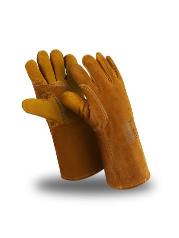Перчатки Manipula Specialist® Флагман Люкс (спилок+джинс/флис), SPL-75/TG-693